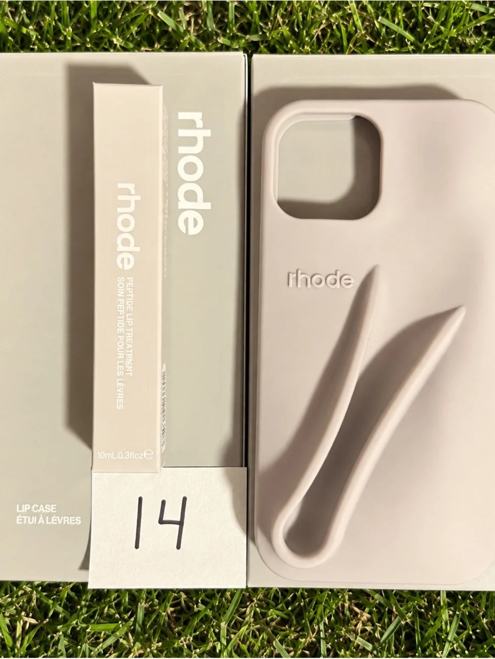 RHODE Grey Silicone iPhone Case with Contoured Grip